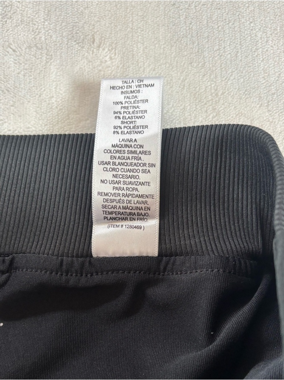 Cypress Club Black Athletic Skort with Built-in Shorts - Size S - Picture 10 of 12